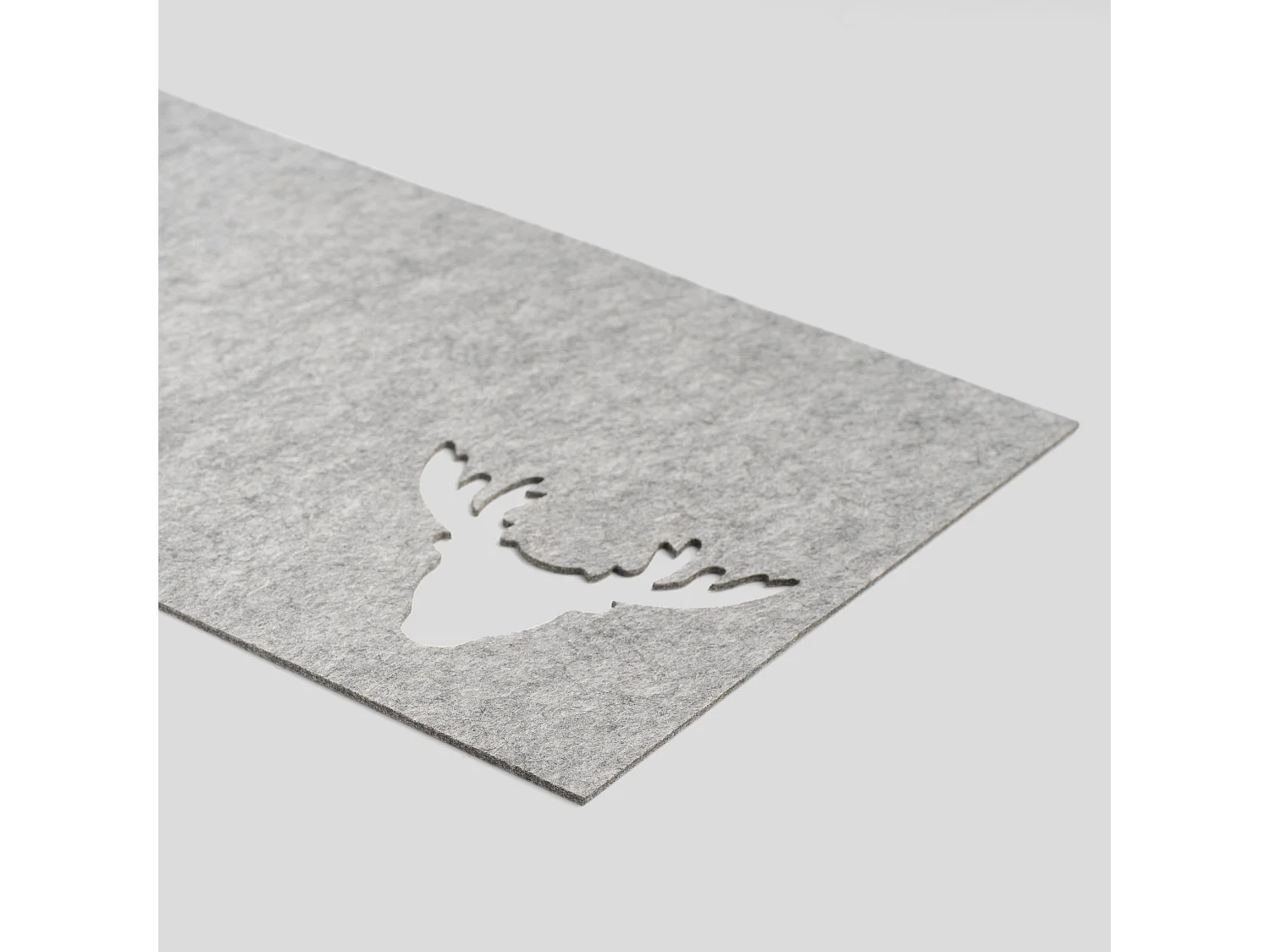 Dekoratives Tischset Venado mittelgrau 45 x 30