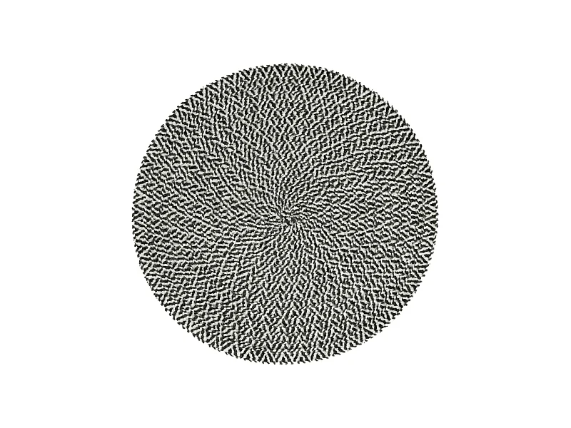 Dekoratives Tischset Tabita dunkelgrau 38 cm