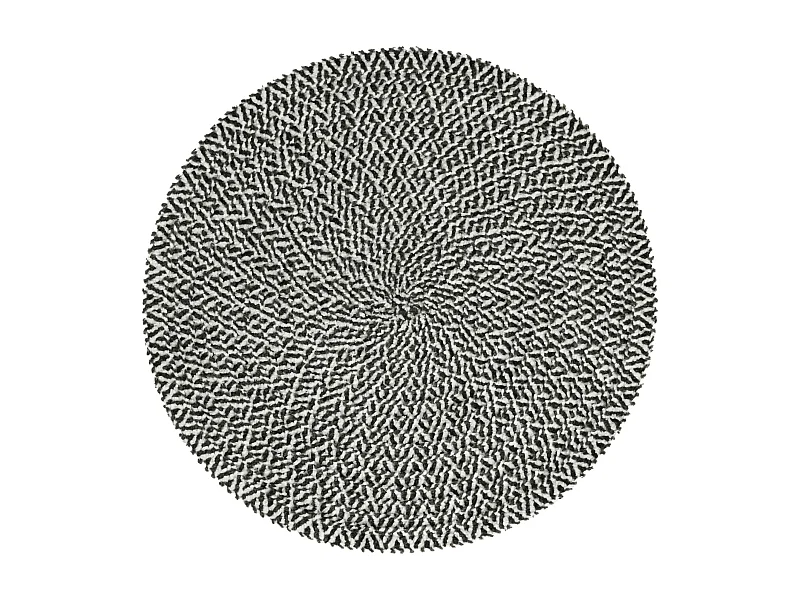 Dekoratives Tischset Tabita dunkelgrau 38 cm