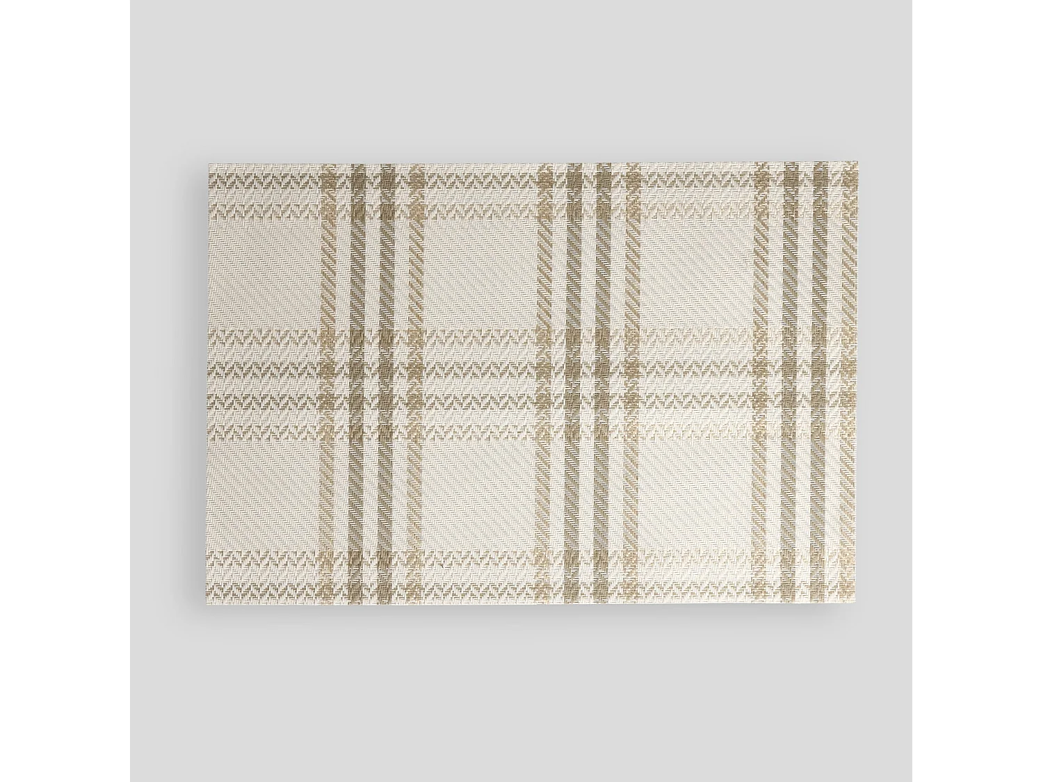 Dekoratives Tischset Parmila mittelweiß 45 x 30