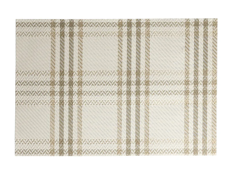 Dekoratives Tischset Parmila mittelweiß 45 x 30