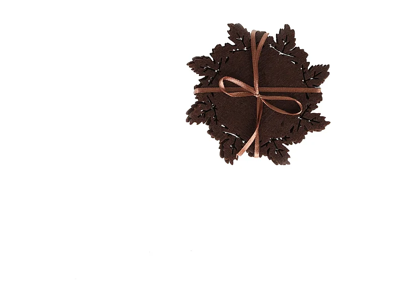 Untersetzer-Set Naira mittelbraun 12.5 cm