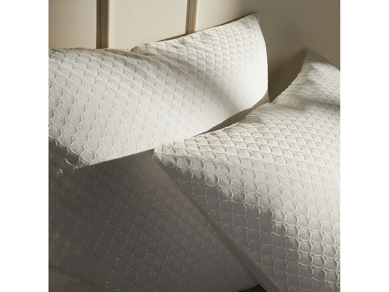 Jacquard-Bettwäsche Cinia mittel ecru 200x220