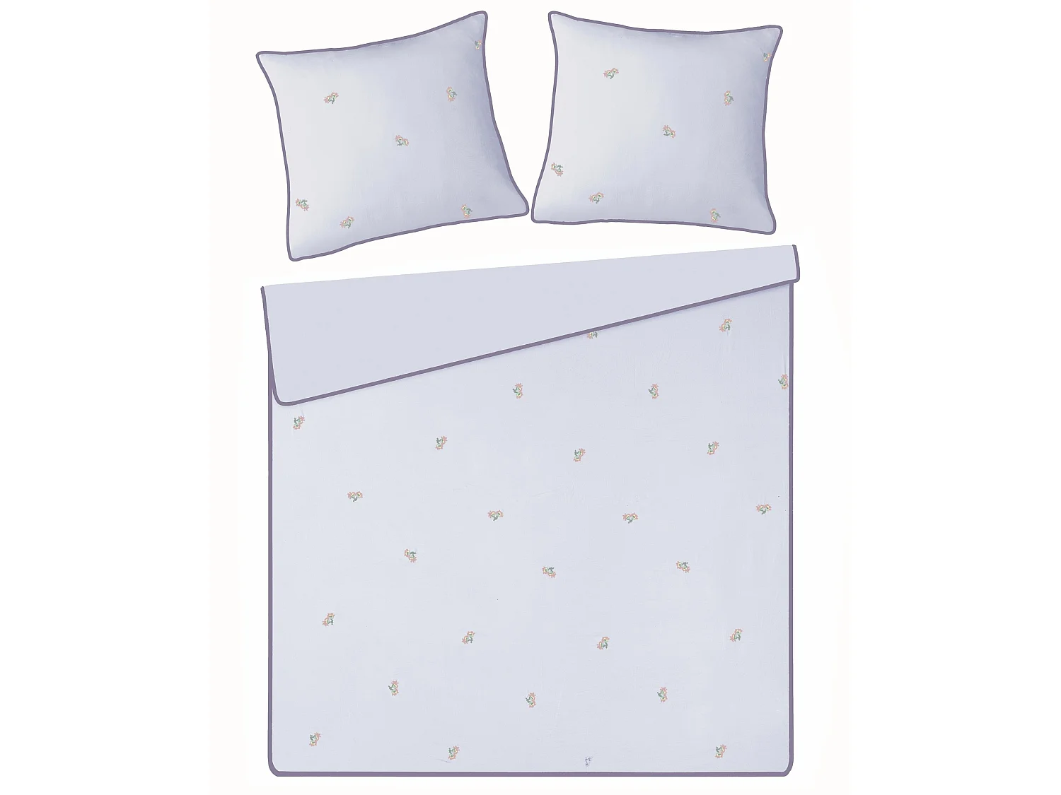 Mikrofaser-Bettwäsche Frescot hellviolett 200x220