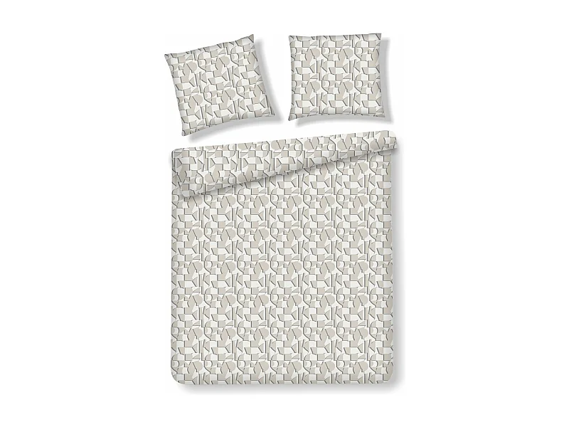 Baumwollbettwäsche Frescal Beige 200x220