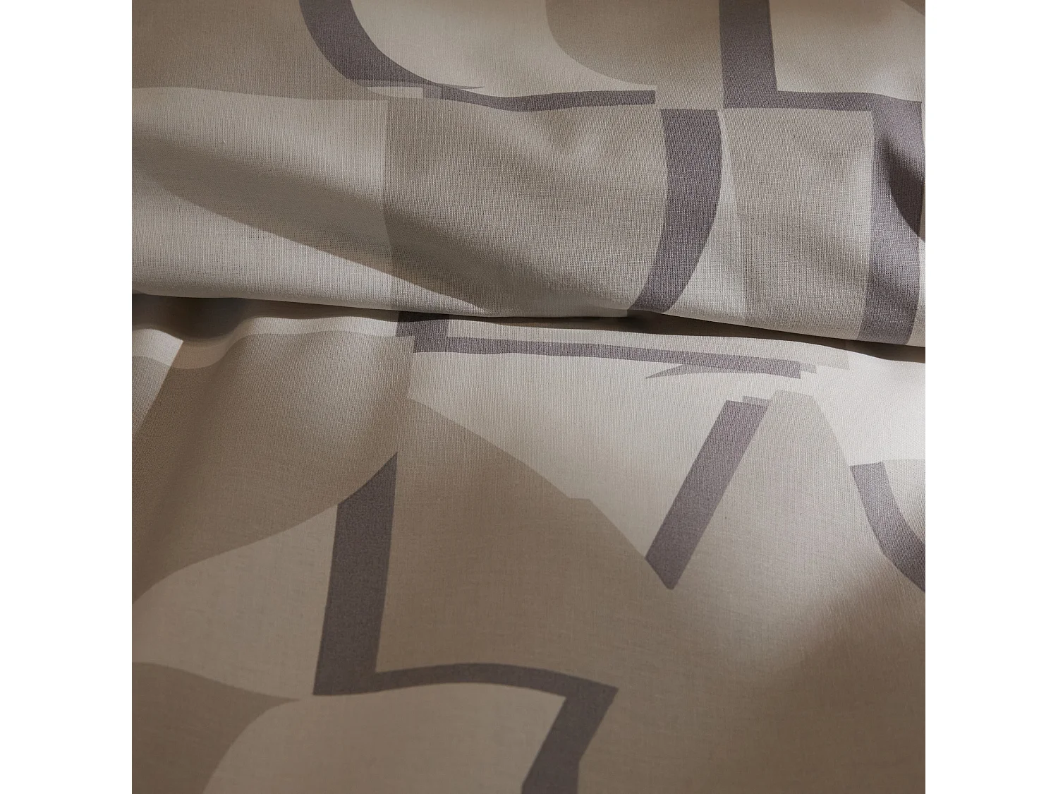 Baumwollbettwäsche Frescal Beige 200x220