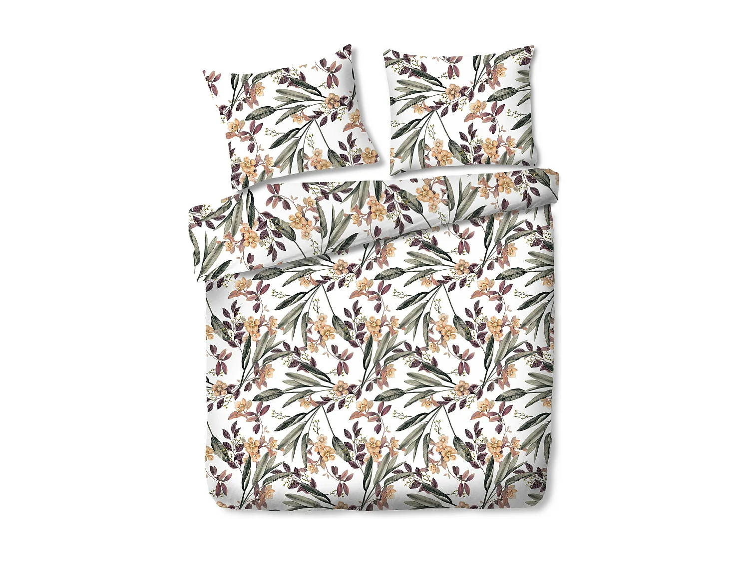 Mikrofaser-Bettwäsche Kakapo hellbeige 200 x 220