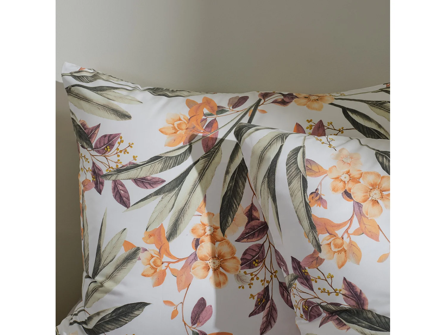 Mikrofaser-Bettwäsche Kakapo hellbeige 200 x 220