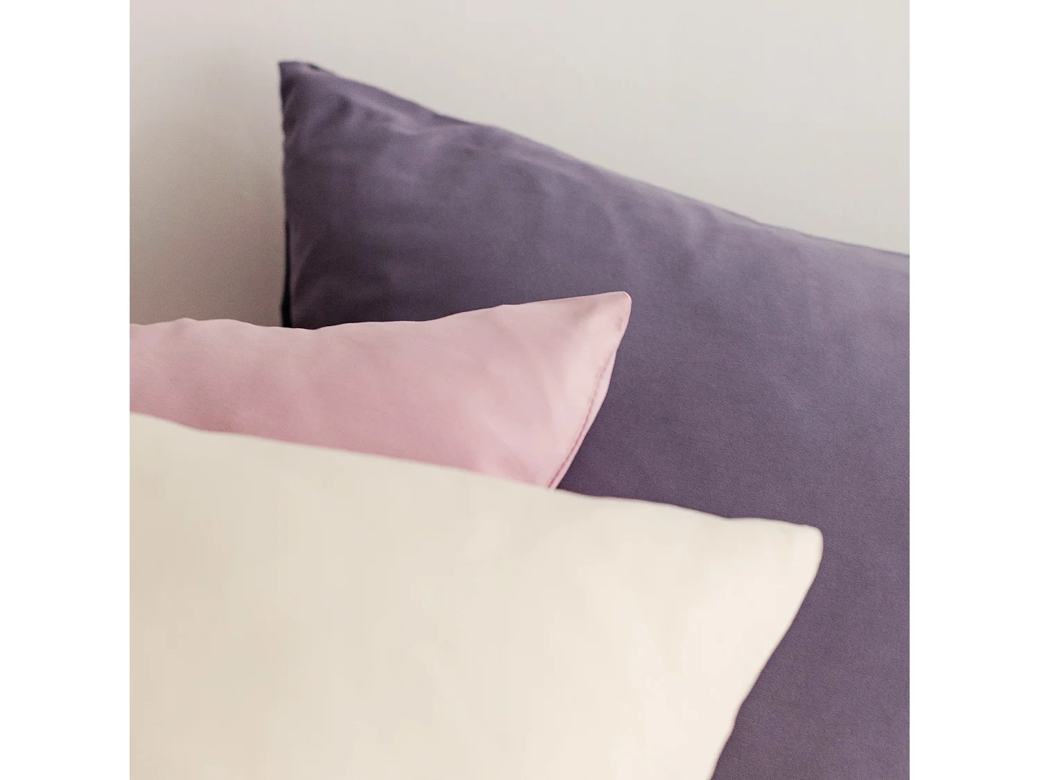 Mikrofaser-Bettwäsche Micros mittelviolett 160 x 200