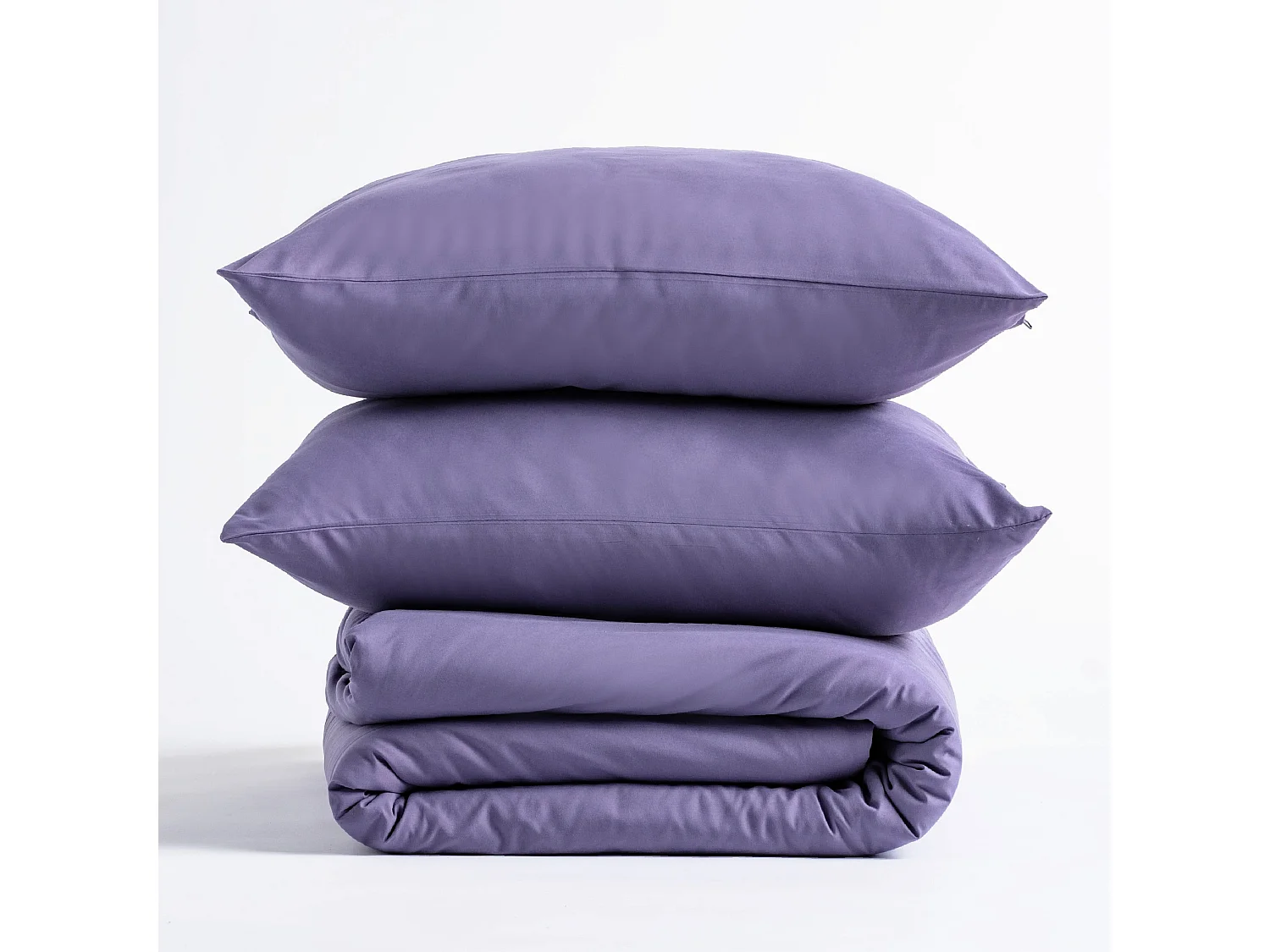 Mikrofaser-Bettwäsche Micros mittelviolett 160 x 200