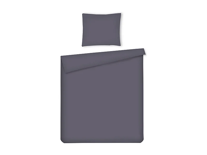 Mikrofaser-Bettwäsche Micros mittelviolett 160 x 200