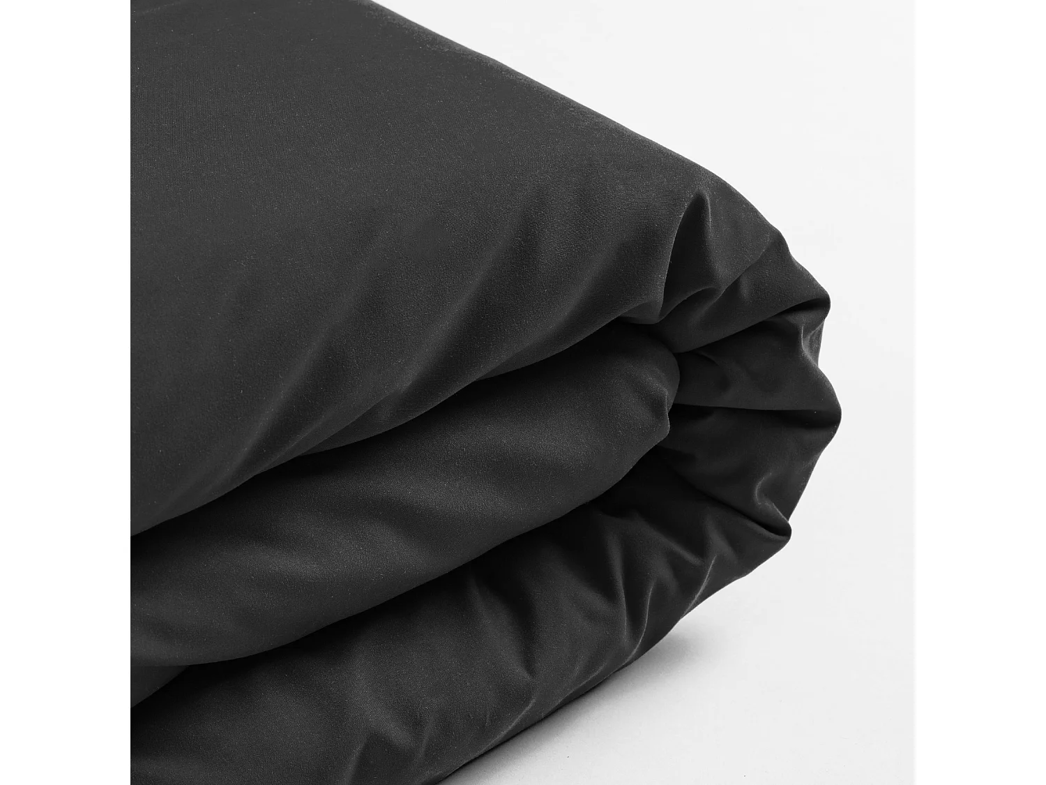 Mikrofaser-Bettwäsche Micros Mittelschwarz 160 x 200