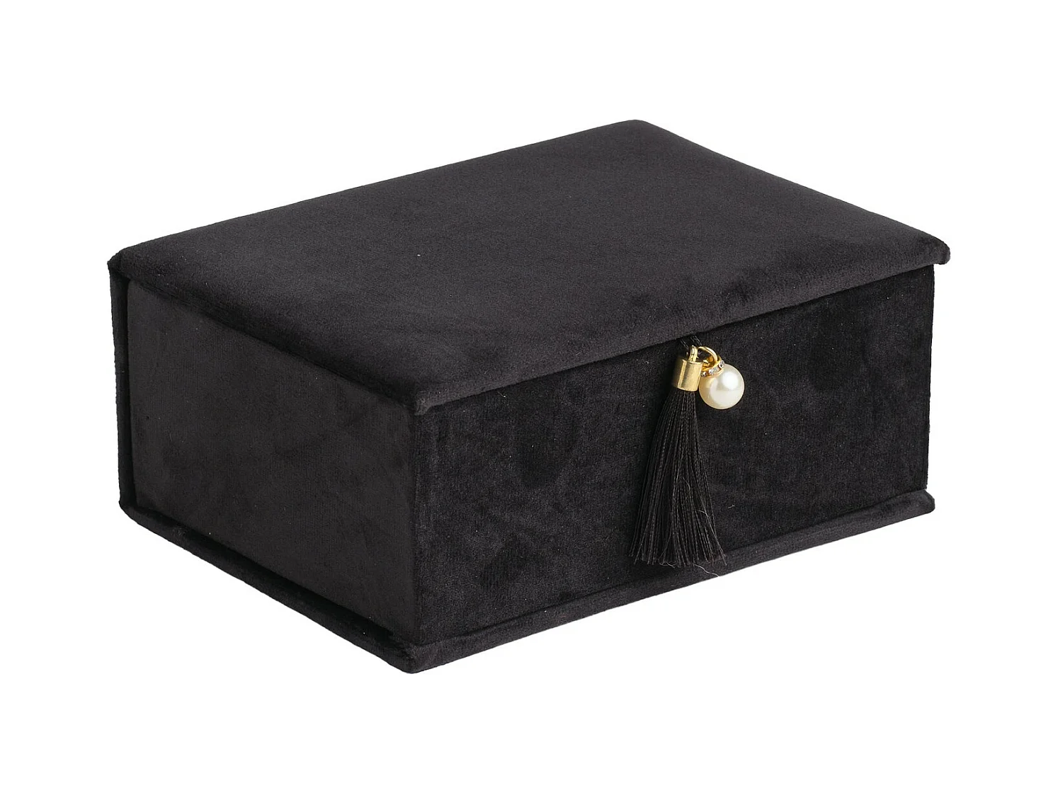 Boîte À Bijoux Camilia Noir Moyen 8 x 15.5 x 18.7