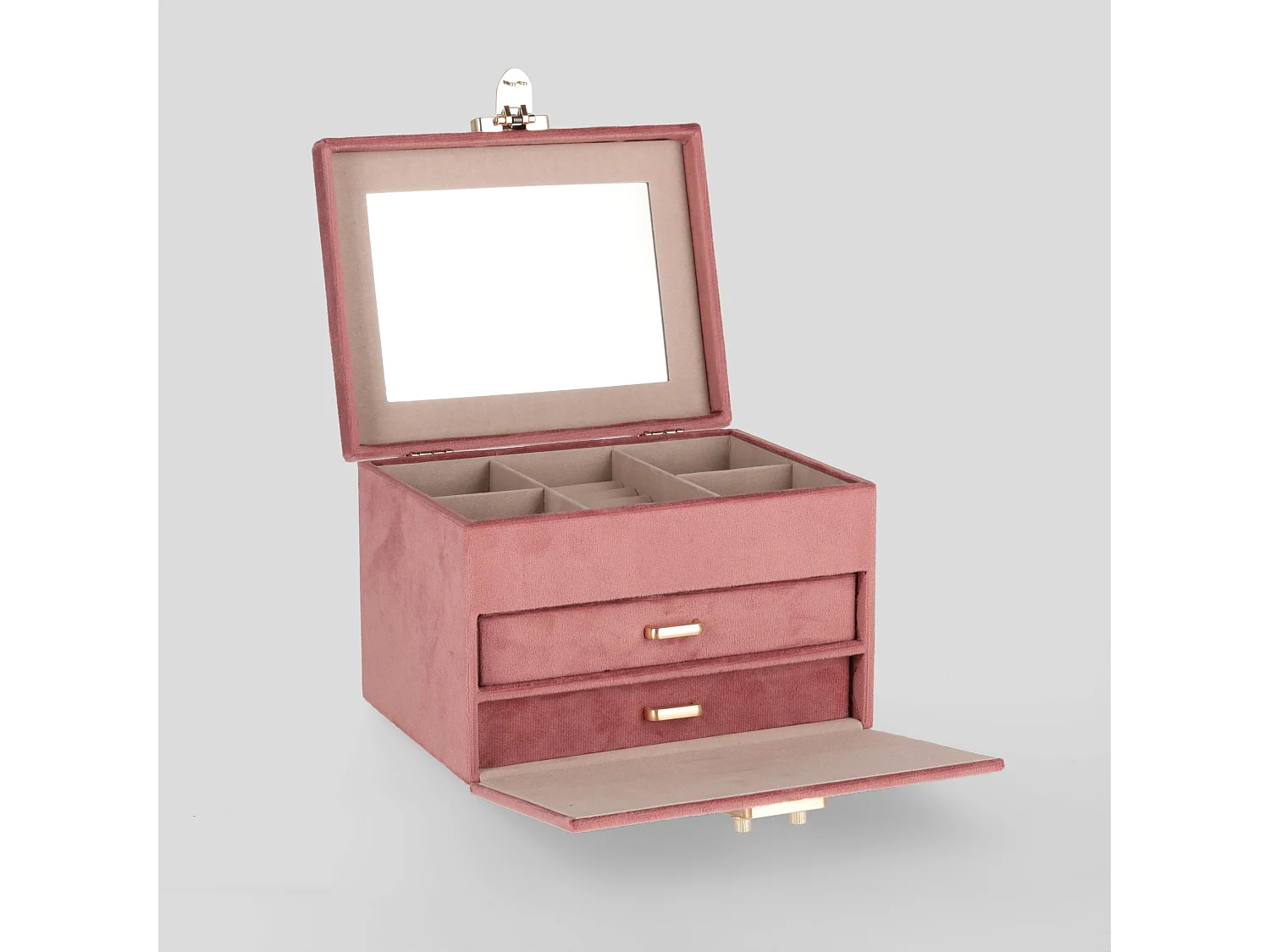 Schmuckkästchen Monte mittelrosa 24.5 x 20 x 17cm