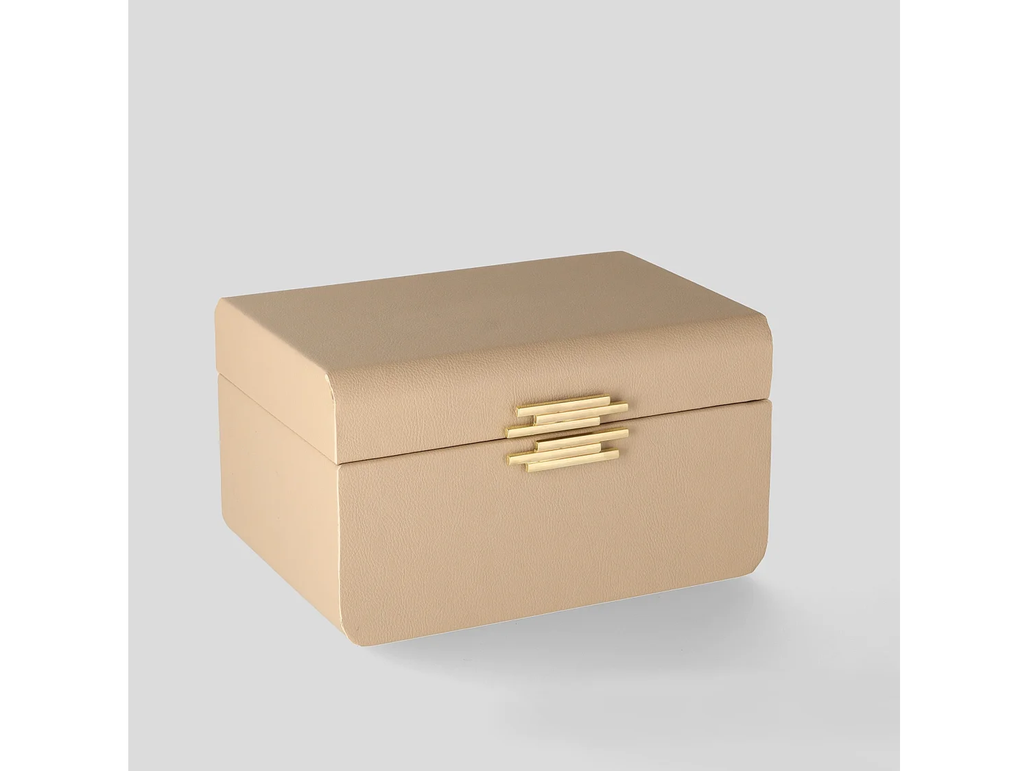 Schmuckkästchen Correna dunkelbeige 13.5 x 23 x 16