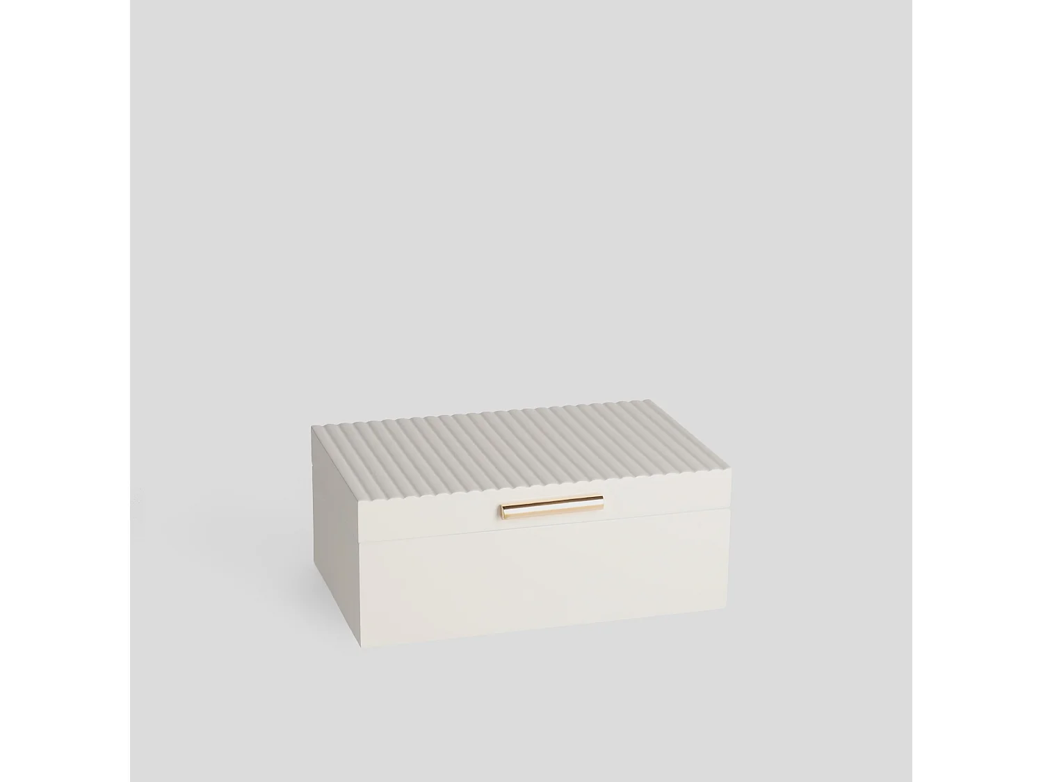 Boîte À Bijoux Cosette Blanc Moyen 8.8 x 22 x 14