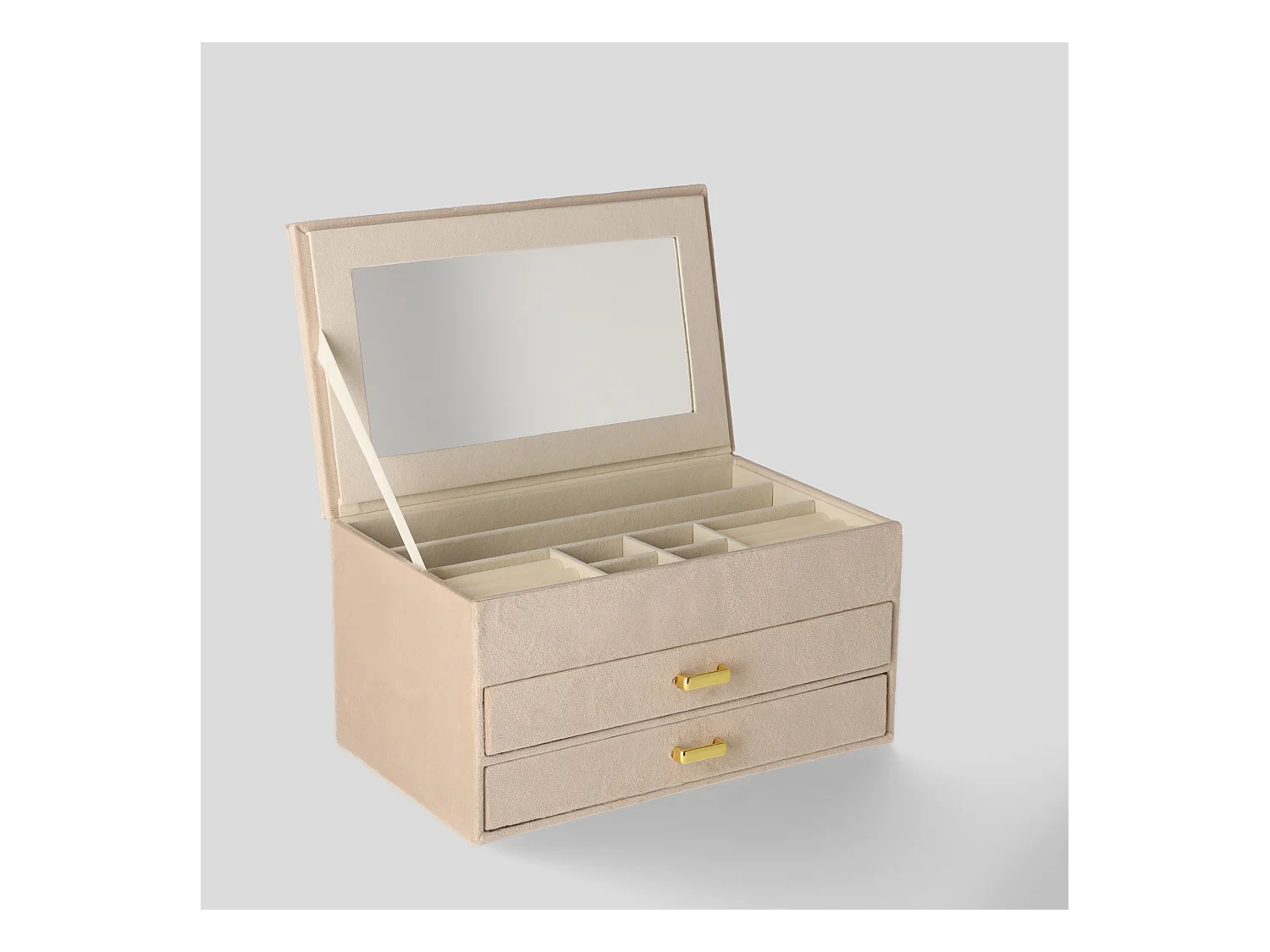 Schmuckkästchen Bonie mittleres Beige 13 x 15 x 24.7