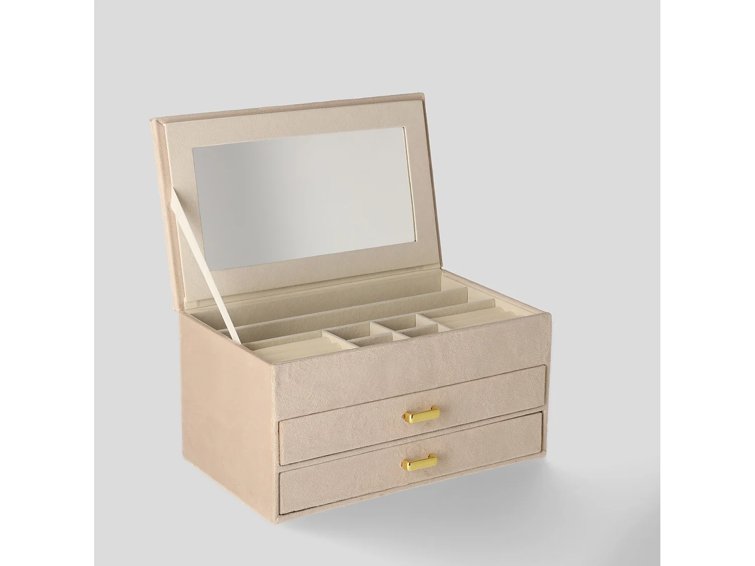 Schmuckkästchen Bonie mittleres Beige 13 x 15 x 24.7