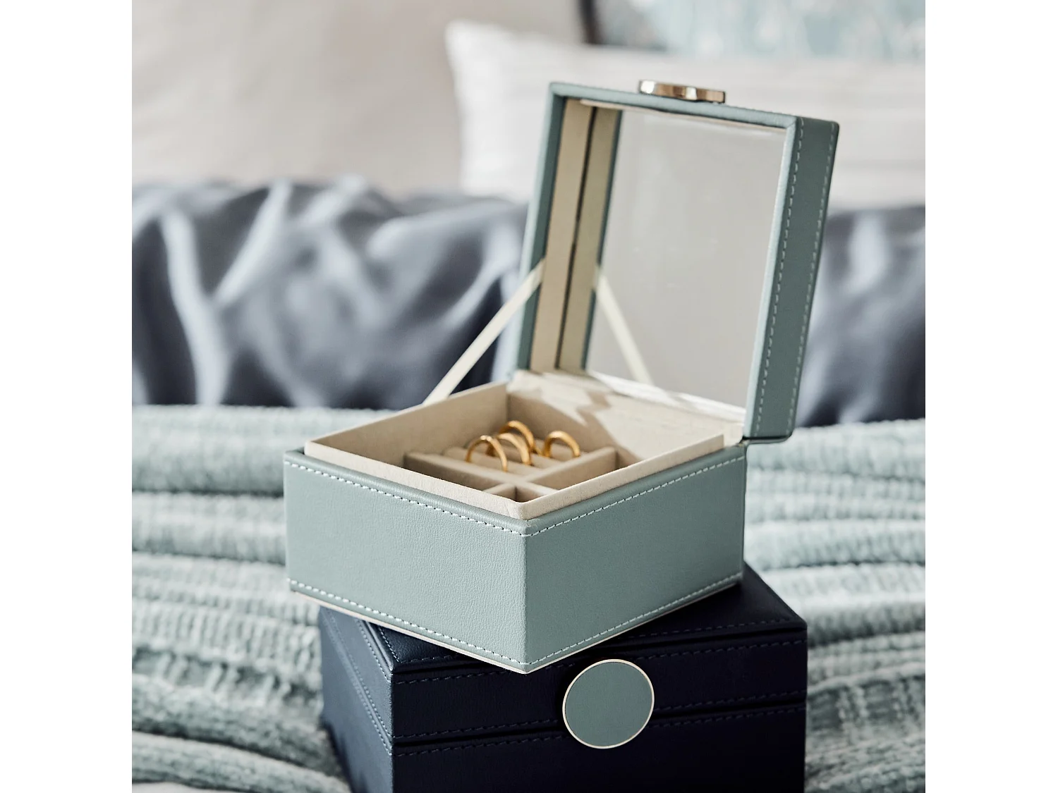 Schmuckkästchen Antis dunkelgrau 8x12x12.5