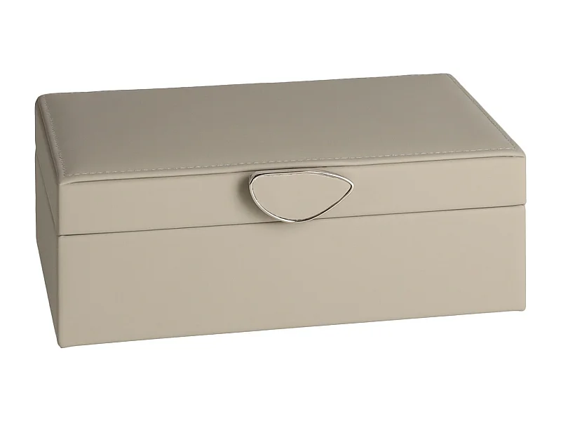 Boîte À Bijoux Dormentes Gris Clair 8.5 x 23 x 15.6