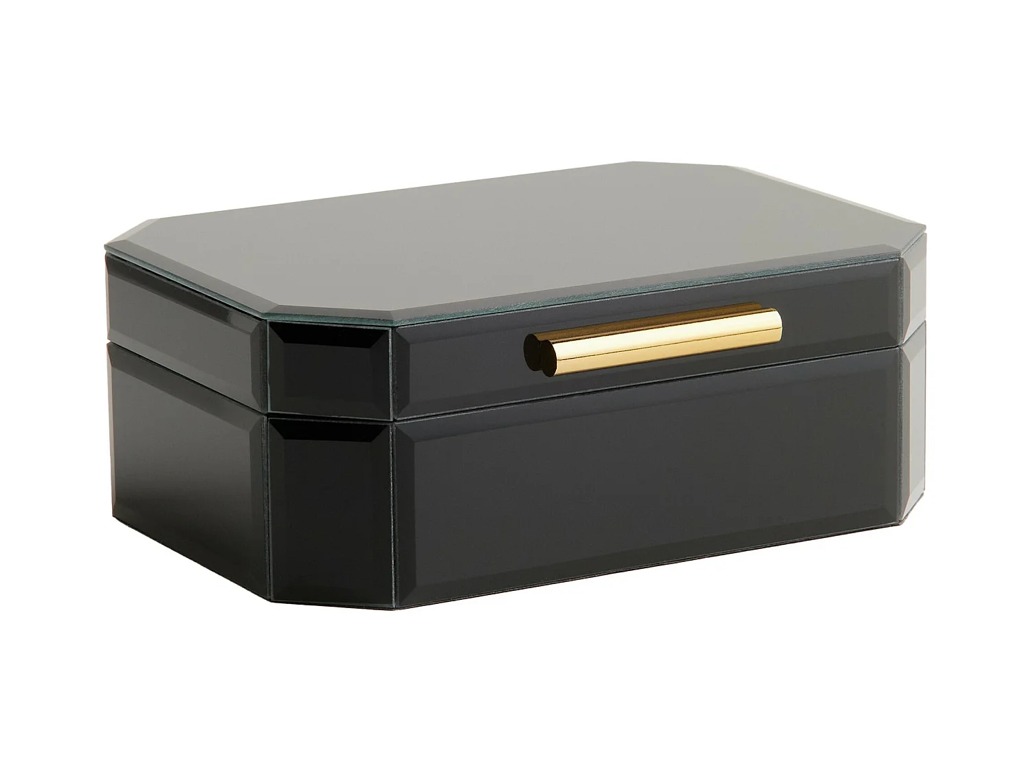 Boîte À Bijoux Skatola noir moyen 8 x 21 x 15