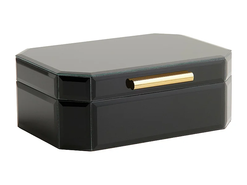 Boîte À Bijoux Skatola noir moyen 8 x 21 x 15