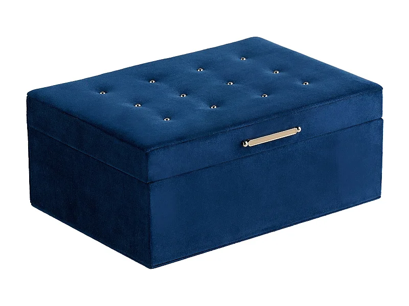 Boîte À Bijoux Nappo Bleu Foncé 11 x 18 x 24.5
