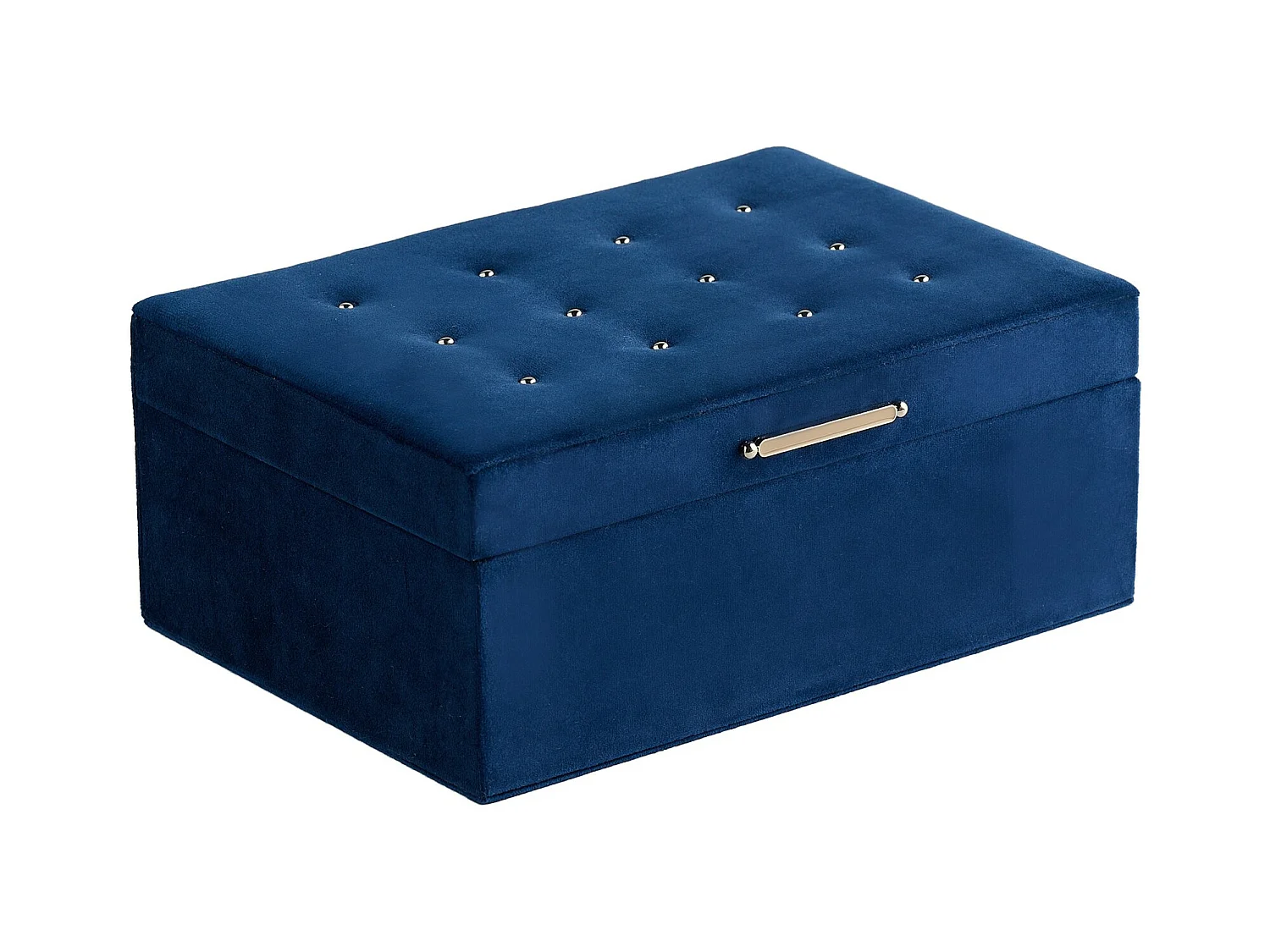Boîte À Bijoux Nappo Bleu Foncé 11 x 18 x 24.5