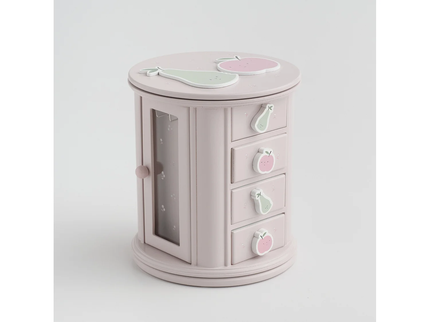 Boîte À Bijoux Harvie Beige Moyen 21 x 18 x 18