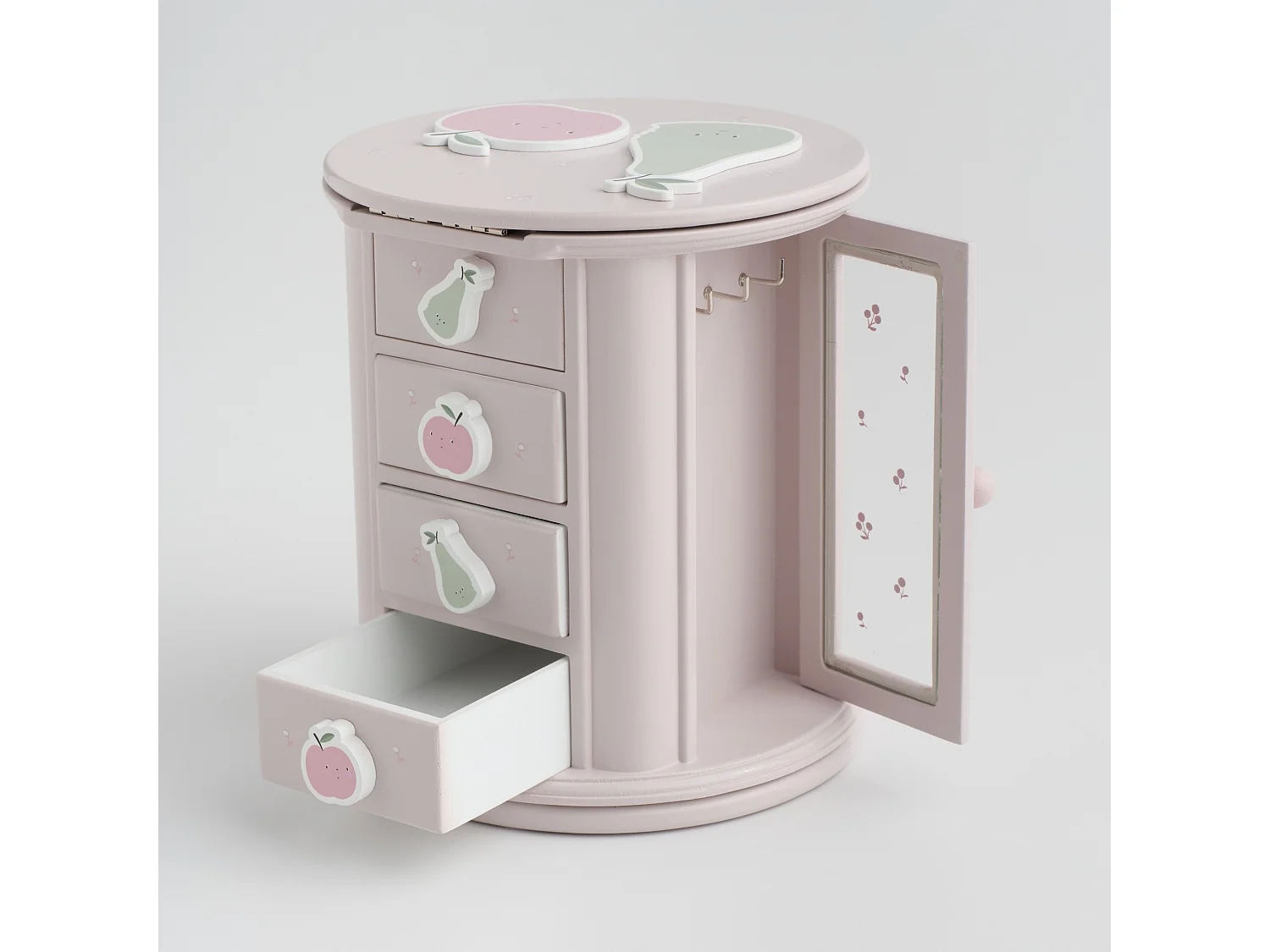 Boîte À Bijoux Harvie Beige Moyen 21 x 18 x 18