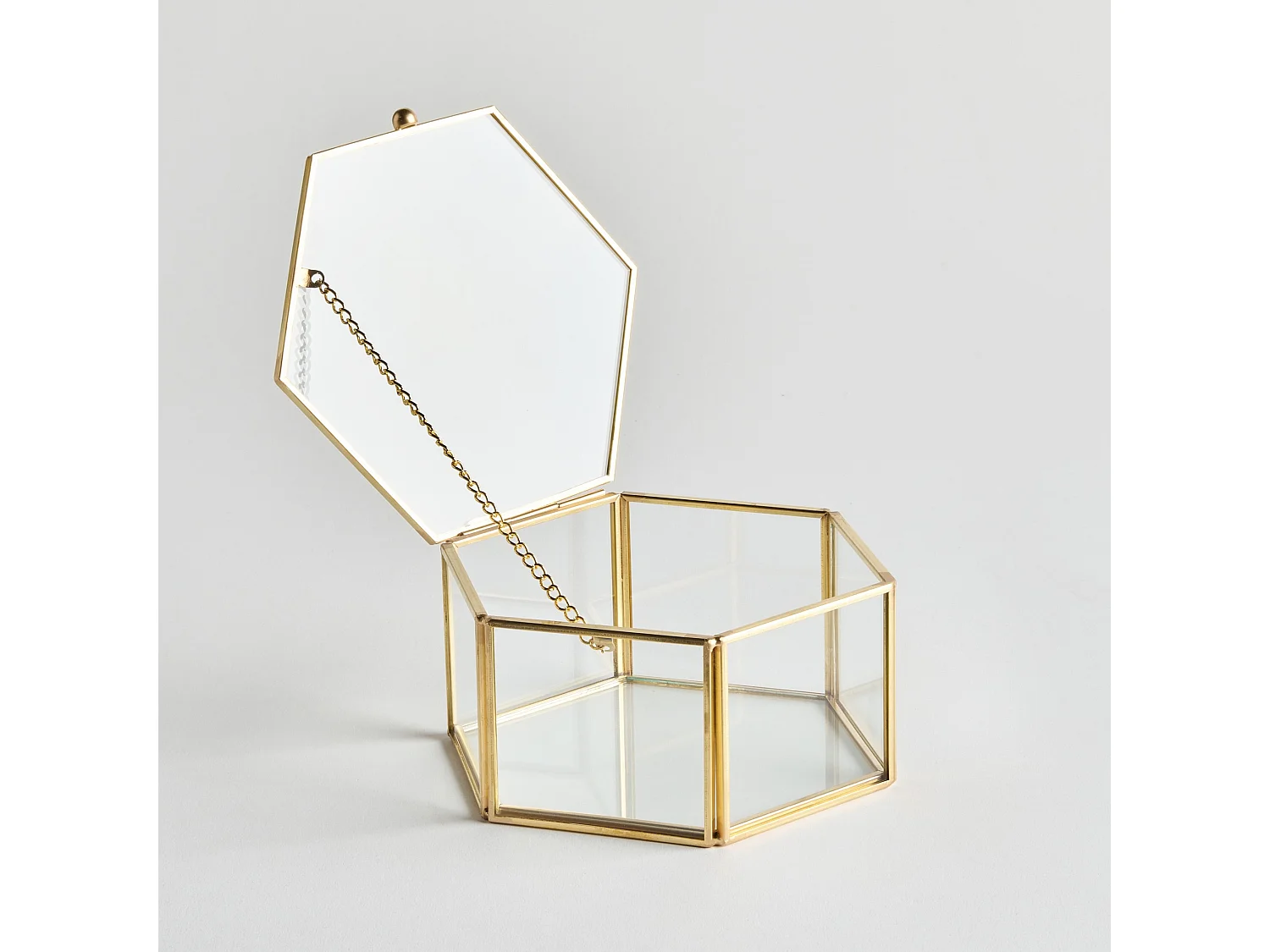 Schmuckkästchen Joly mittleres Gold 7 x 14 x 15