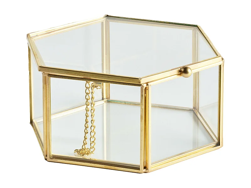 Schmuckkästchen Joly mittleres Gold 7 x 14 x 15