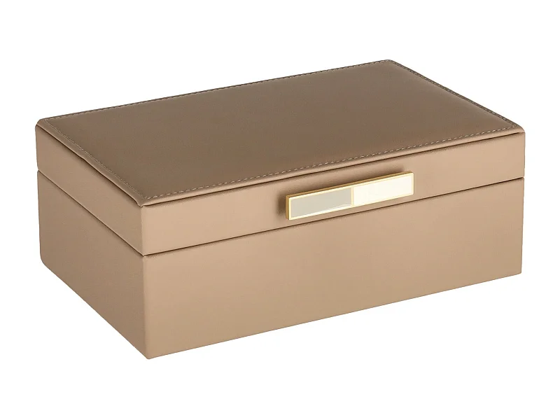 Schmuckkästchen Gwen mittleres Beige 9 x 15 x 23 cm