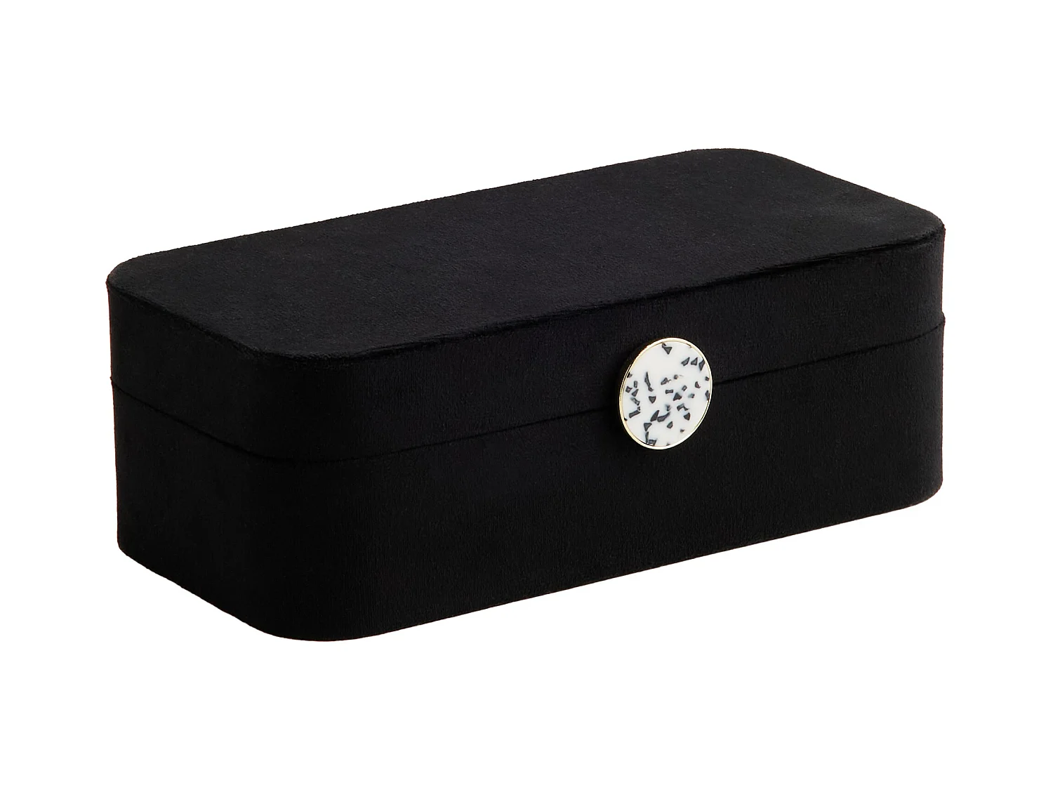Boîte À Bijoux Pokosa Noir Moyen 9.5 x 26.5 x 13.5