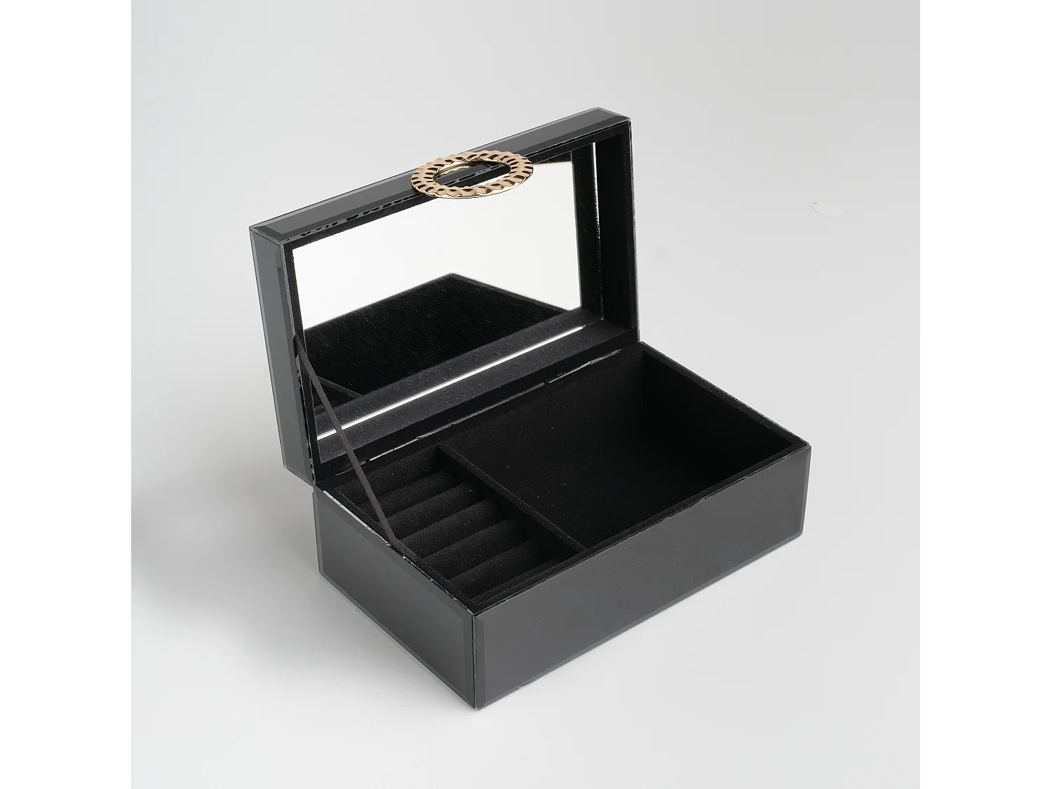 Schmuckkästchen Cavaca mittelschwarz 8.5 x 20.3 x 12.7