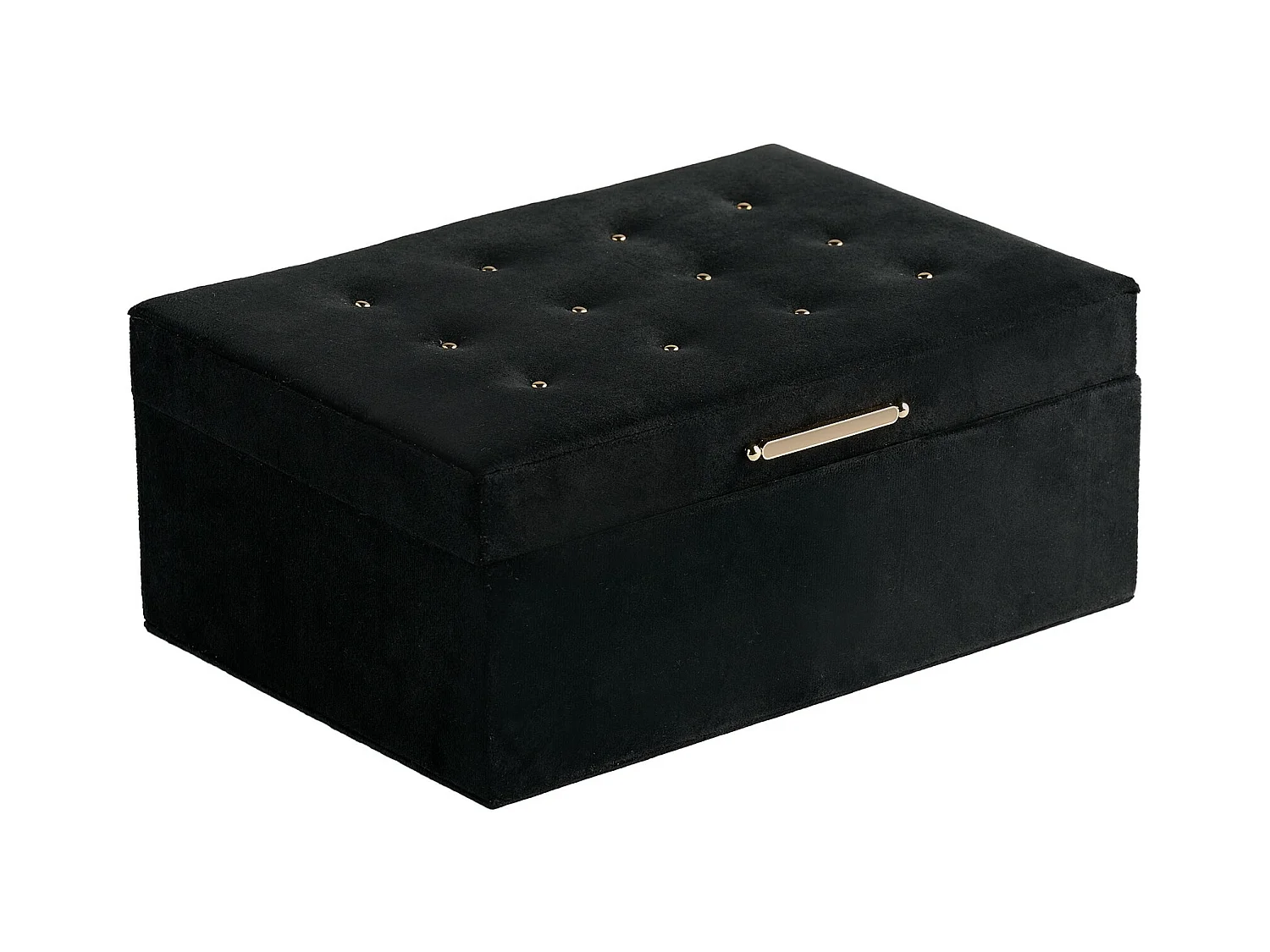 Boîte À Bijoux Nappo Noir Moyen 11 x 17.5 x 24.5