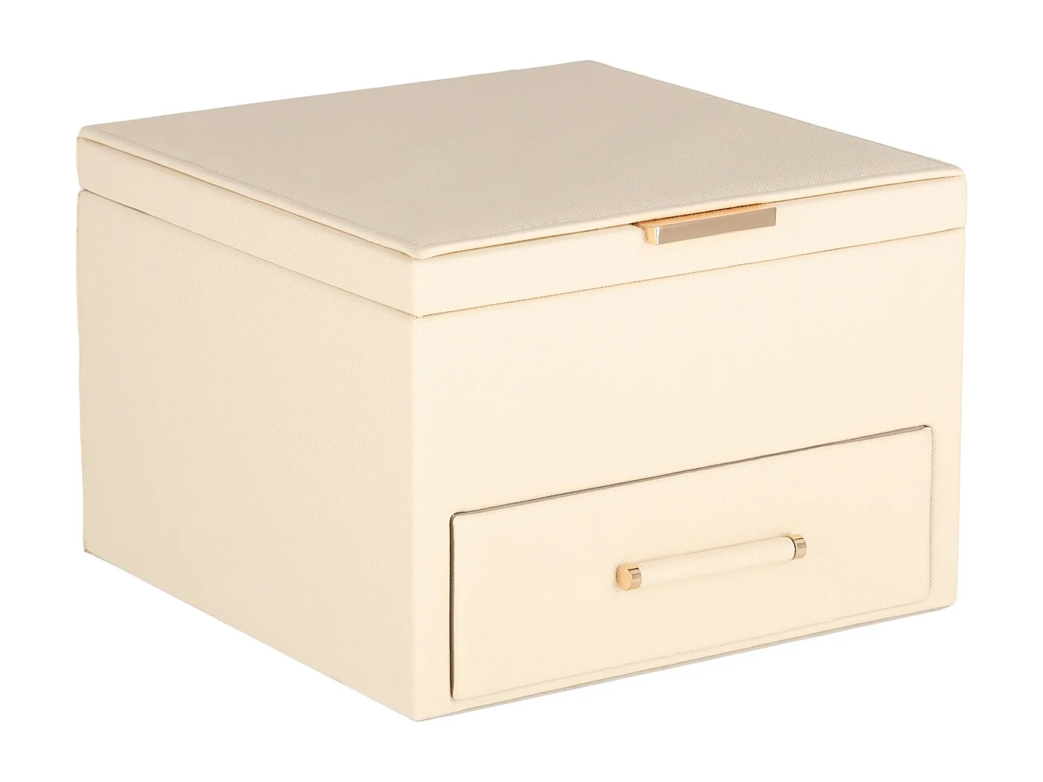 Boîte À Bijoux Molly beige moyen 13.2 x 20 x 18.5