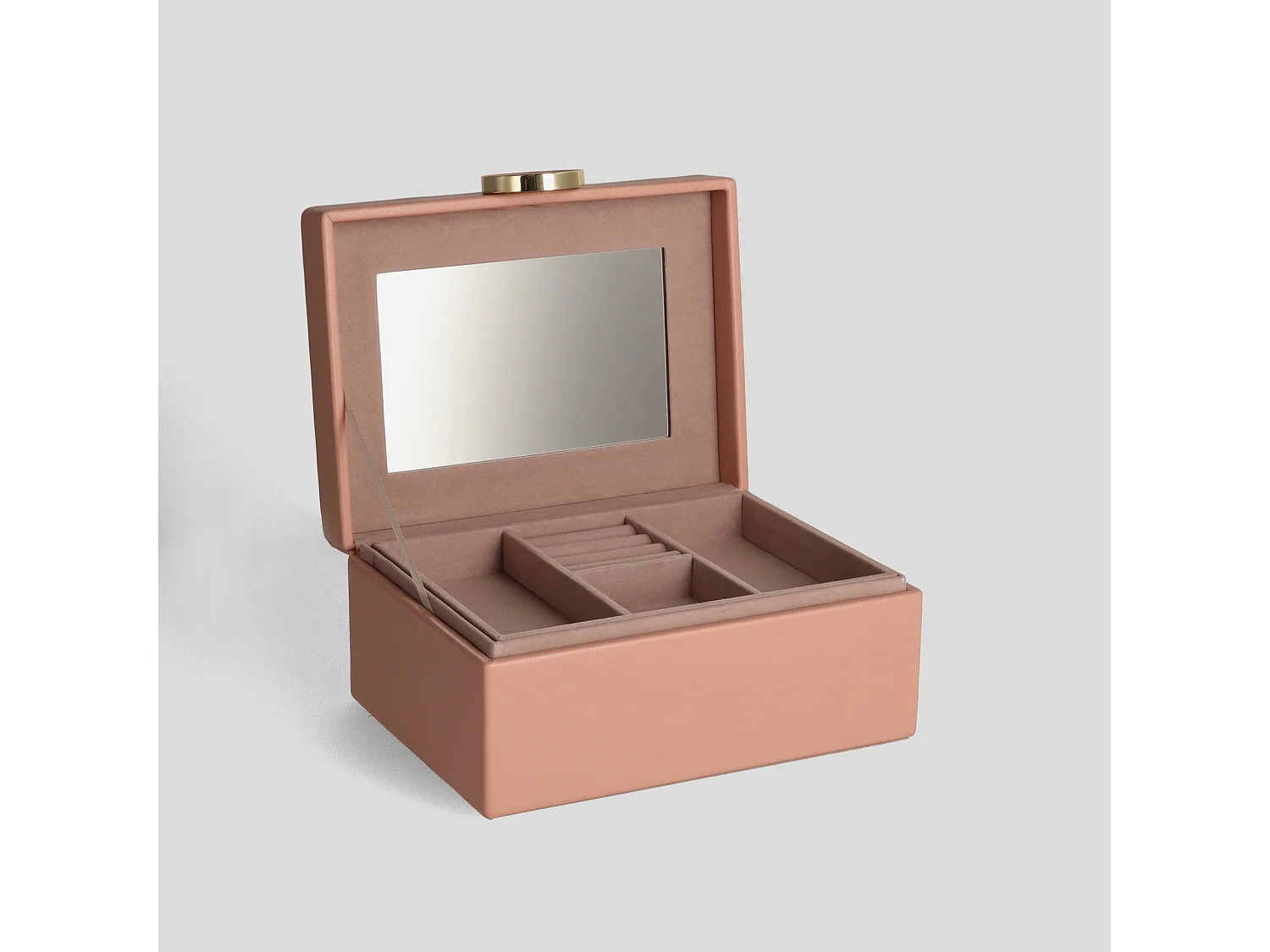 Schmuckkästchen Estreiro Keramik Dunkelbeige 10x21x16