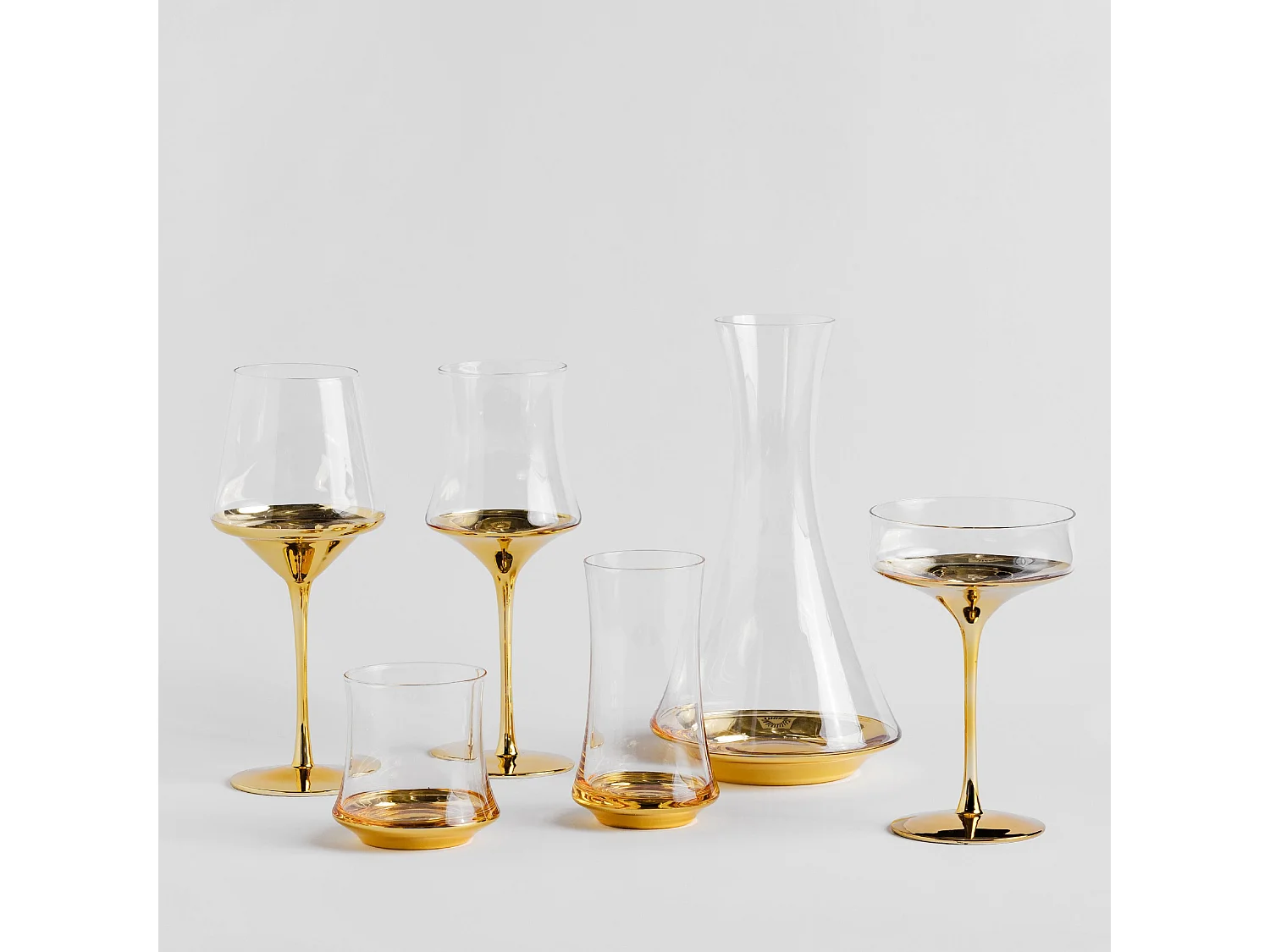 Hohes Glas Helena mittleres Gold 420ml