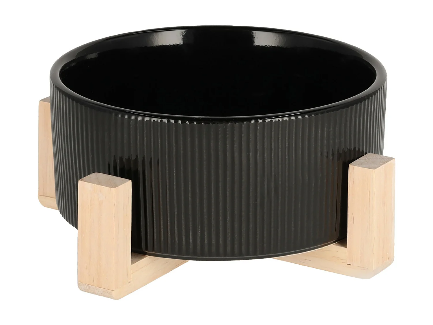 Gamelle Pour Animaux Merana Noir Moyen 6.5 x 15.5