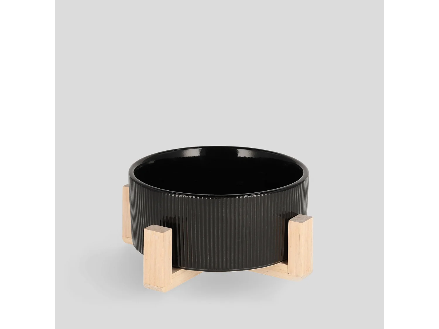 Gamelle Pour Animaux Merana Noir Moyen 6.5 x 15.5