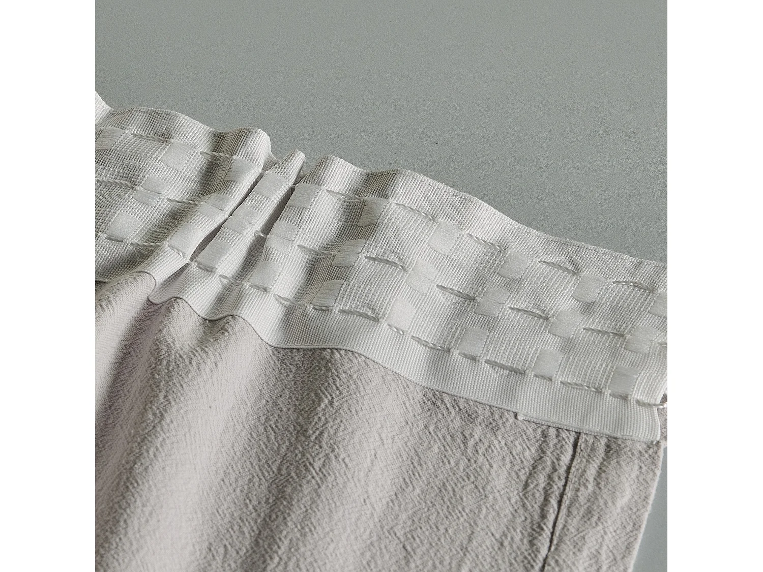 Baumwollvorhang Campos Hellgrau 140x250