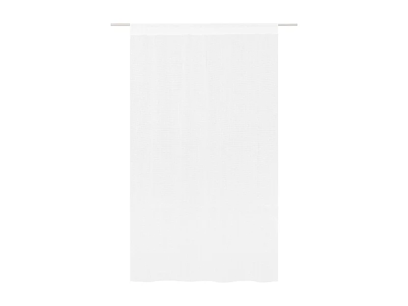 VORHANG MIT VISKOSE Leiva mittelweiß 140 x 250