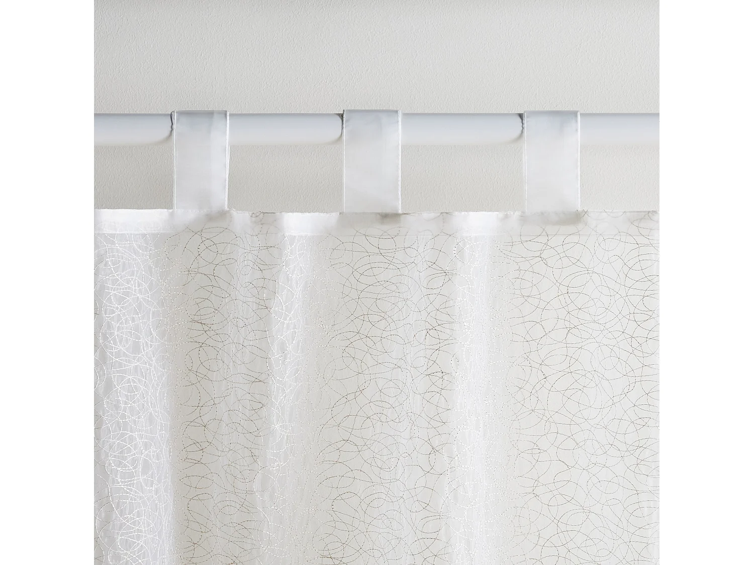 Durchsichtiger Vorhang Gossamer Beige 140x250