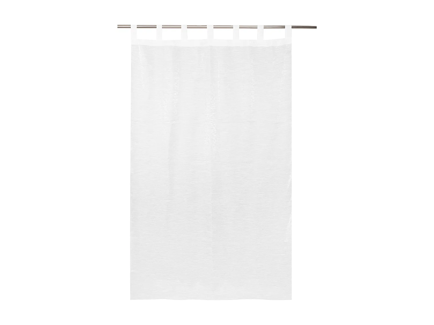 Durchsichtiger Vorhang Iddon Mittelweiß 140 x 250