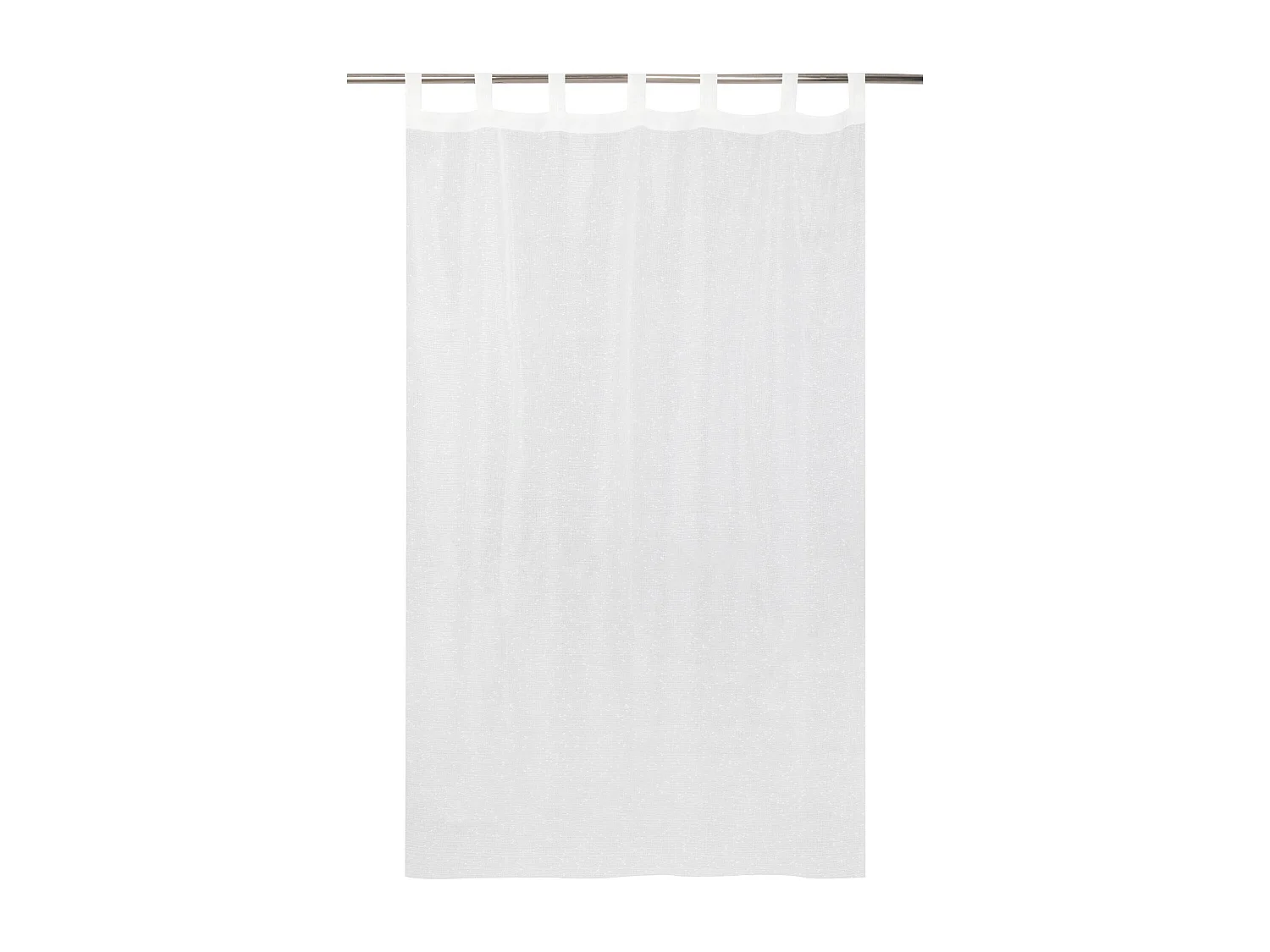 Durchsichtiger Vorhang Paddy mittelweiß 140 x 250