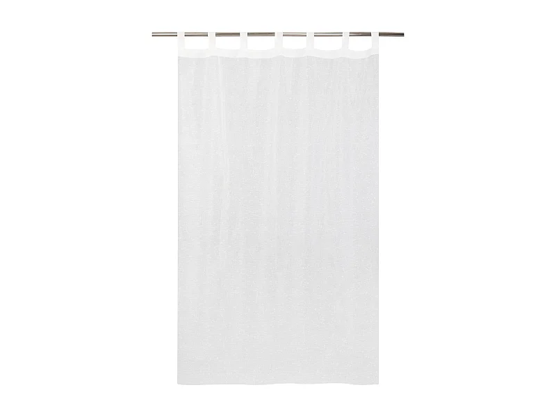 Durchsichtiger Vorhang Paddy mittelweiß 140 x 250
