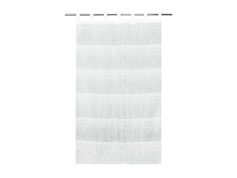 Durchsichtiger Vorhang Faizo mittelweiß 140 x 250