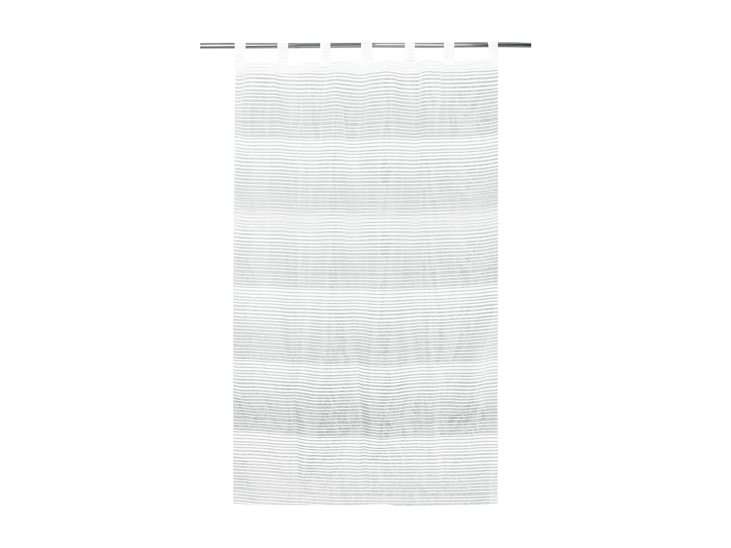 Durchsichtiger Vorhang Faizo mittelweiß 140 x 250