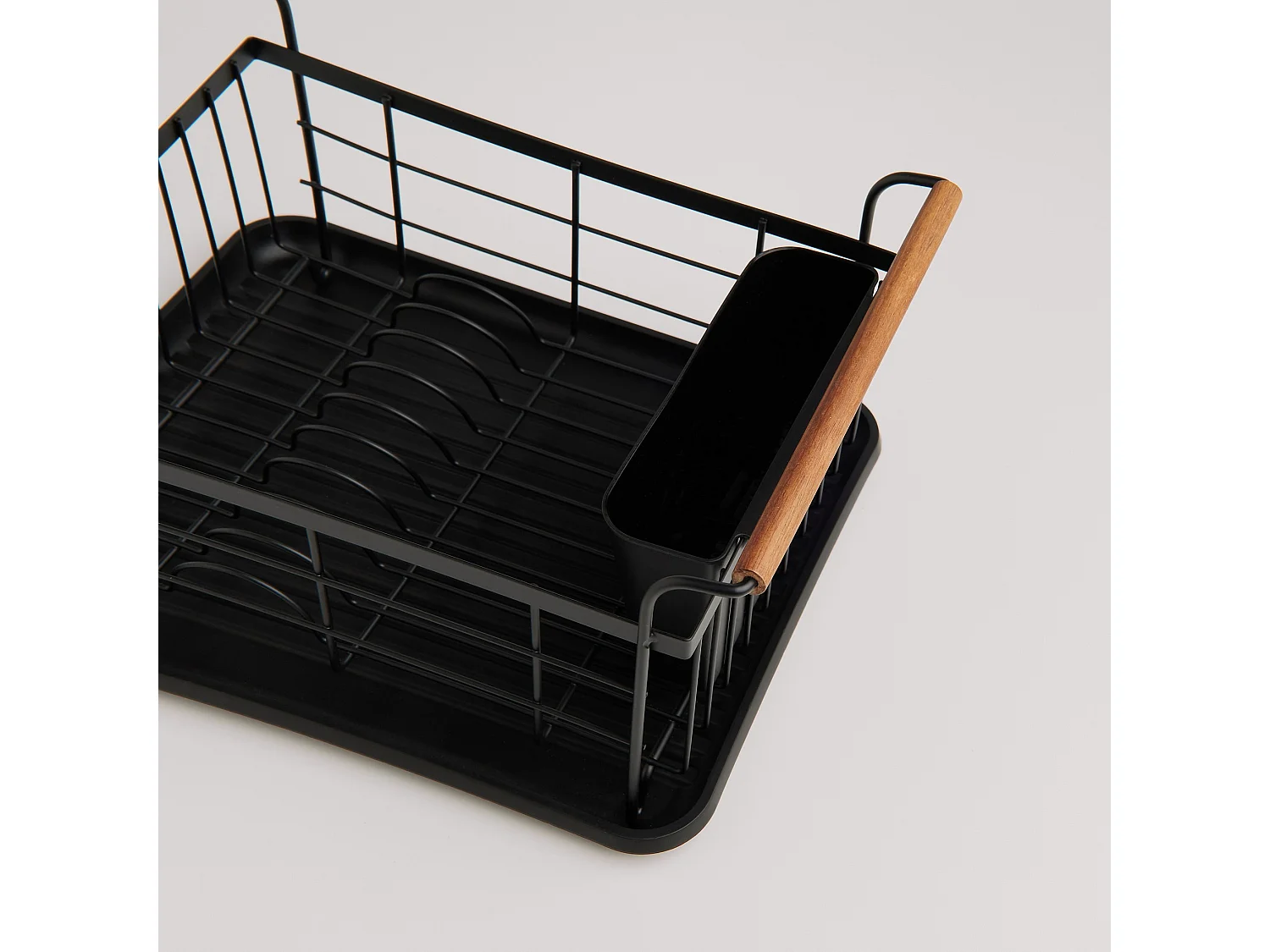 Égouttoir À Vaisselle Kamina Noir Moyen 19 x 28 x 36.5